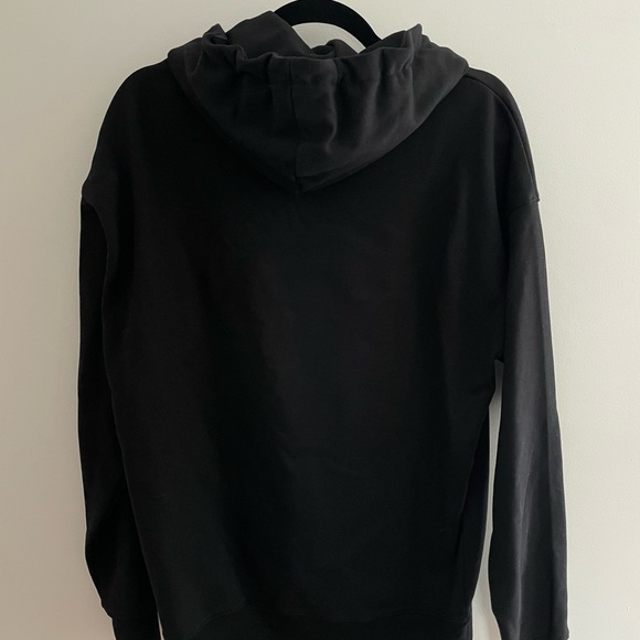 New* AW19 MOSCHINO Couture Jeremy Scott PLAYBOY GAYBOY Black Hooded Sweatshirt - Picture 5 of 5